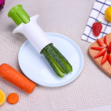 Creative Vegetable Cutters Fruit Kitchen Cucumber Carrot Divider Strawberry Slicer Splitter Kitchen Gadget Accessories